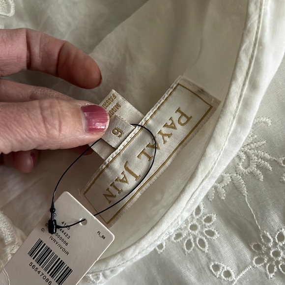 Anthropologie Payal Jain Fallon Eyelet Maxi Dress NWT size 6 - Picture 2 of 16